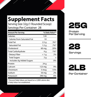 Protein Whey 2lb Vanilla
